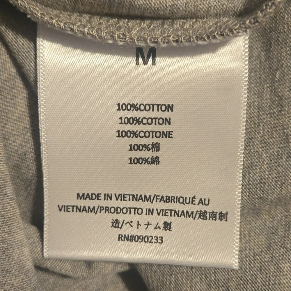 Essentials Fear of God Oversized Cotton T-Shirt Heather Gray Size M NWT